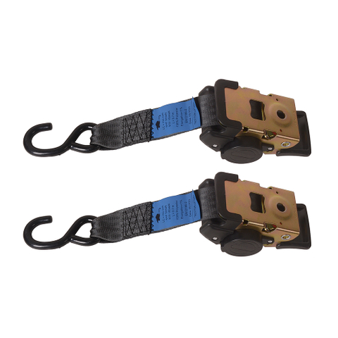 Motorcycle Single Hook Iron Auto Retractable Tie Down