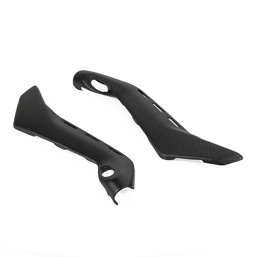 Motorcycle Panigale V4/V4S 100% Carbon Fiber Seat Side Covers Matt Black Plain Weave