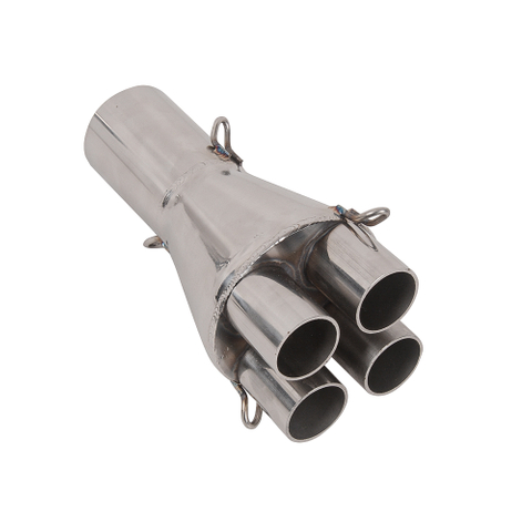 BMW K100 Cafe Racer Stainless Steel 4 in 1 Adaptor Exhaust Straight