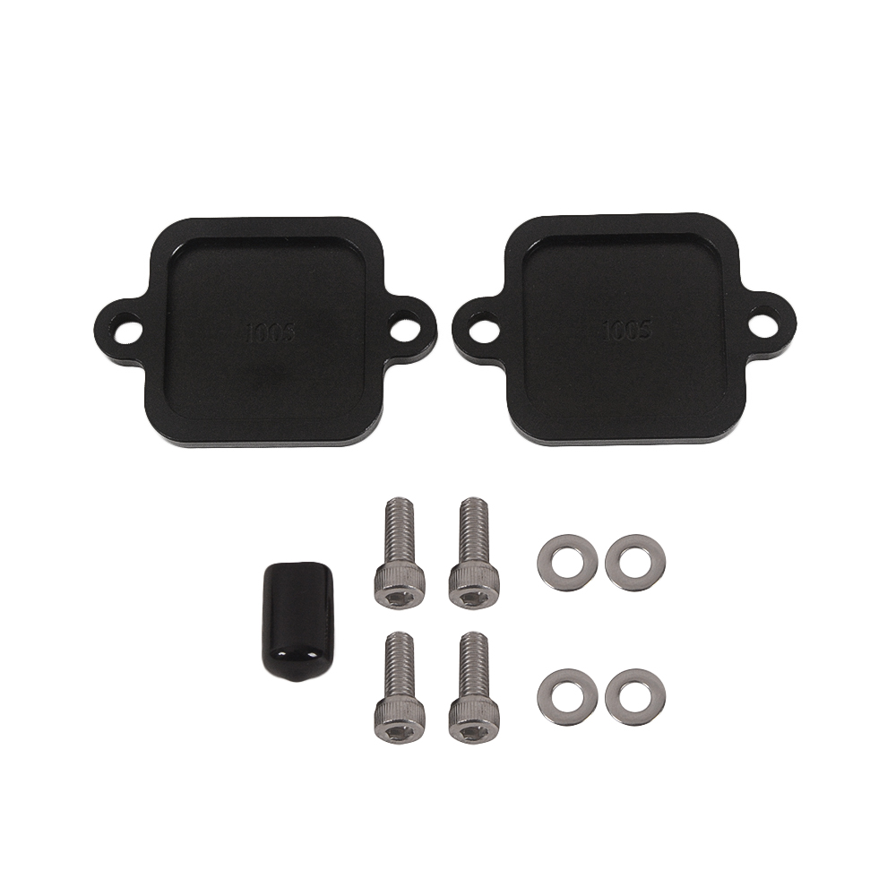 KAWASAKI ZX10R11-17 ZX6R 09-19 Z900 11-14 NINJA1000 10-15 Motorcycle Alumnium Smog Block Off Plate Cover 